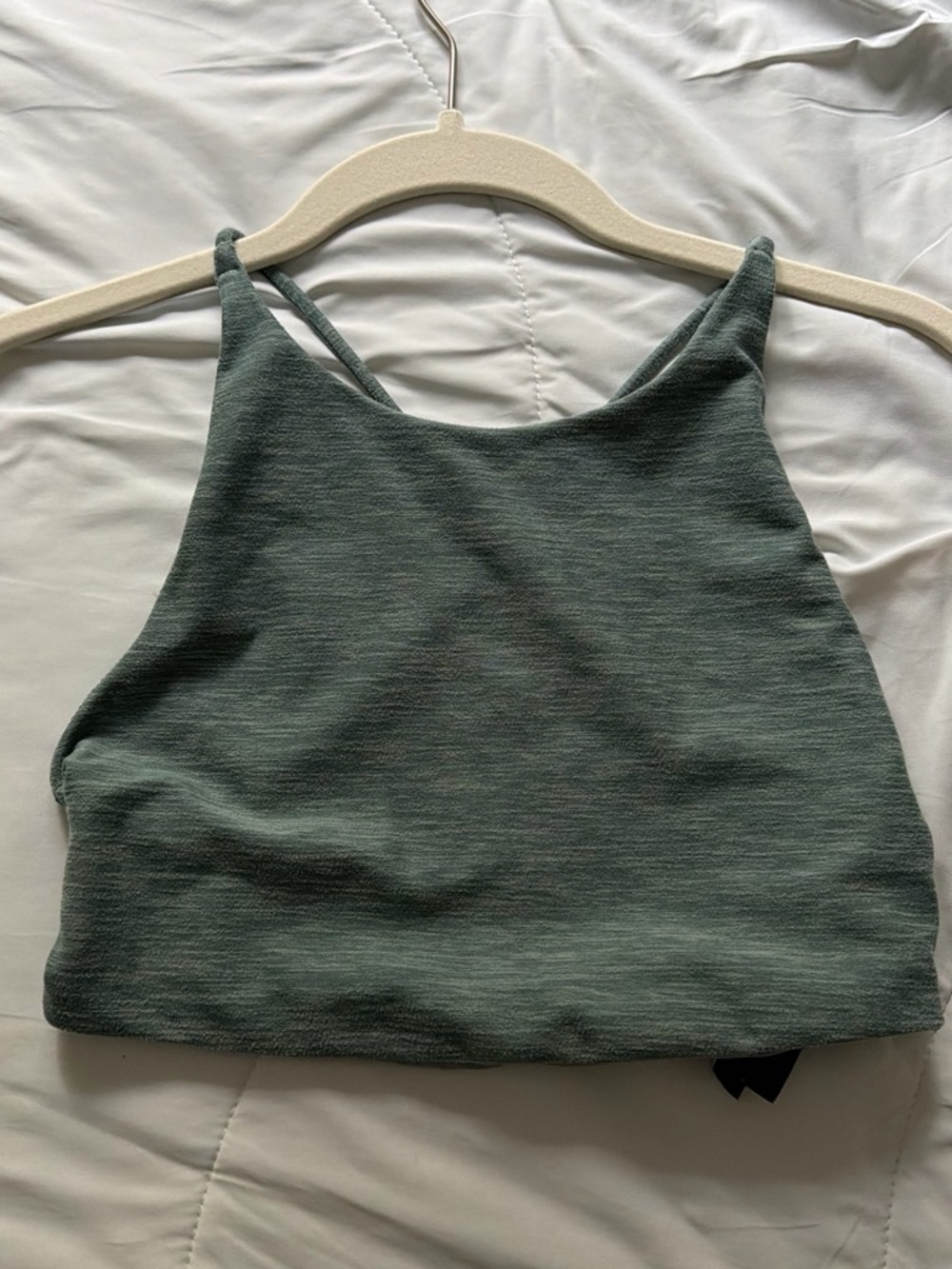 Victoria's Secret Sage Green Cropped Tank Top